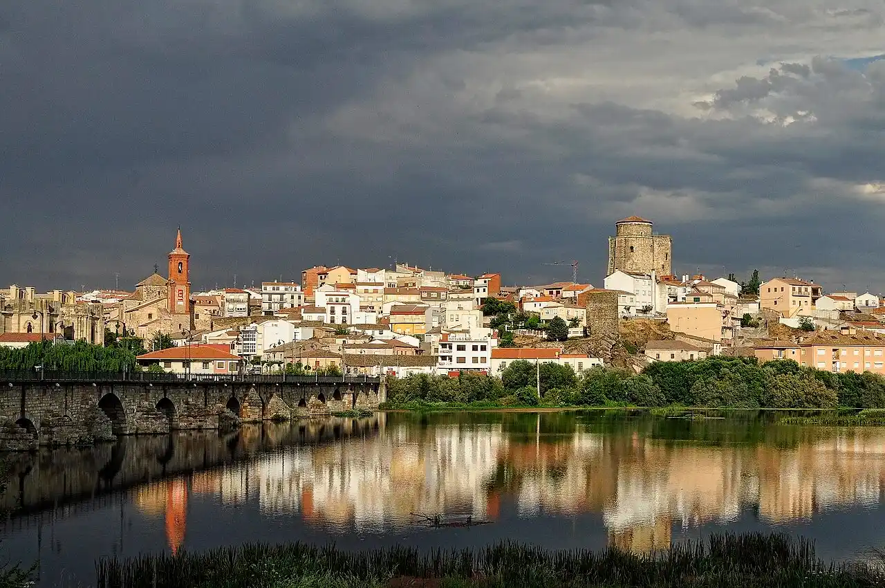 Mudanzas en Alba de Tormes 8 Mudanzas en Alba de Tormes: el puente medieval y la torre del castillo sobre el Tormes
