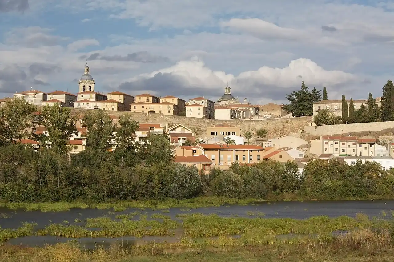 Mudanzas en Ciudad Rodrigo 8 Vista del casco amurallado y de la campiña que lo rodea